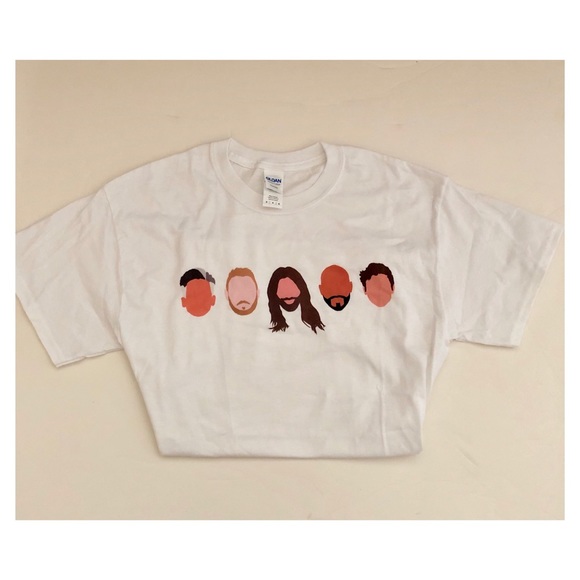 Queer Eye Fab Five Head Shot Graphic Tee - Picture 4 of 5